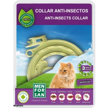 Menforsan antiparazitní luminiscenční obojek pro kočky, 33 cm