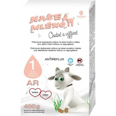 GOLDIM NAŠE MLÉKO AC 1 ANTICOLIC COMFORT 400 g – Sleviste.cz