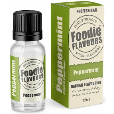 Přírodní koncentrované aroma 15ml máta - Foodie Flavours