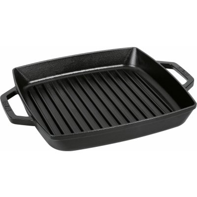 Staub Litinová čtvercová grilovací s uchy 28x28cm – Zbozi.Blesk.cz