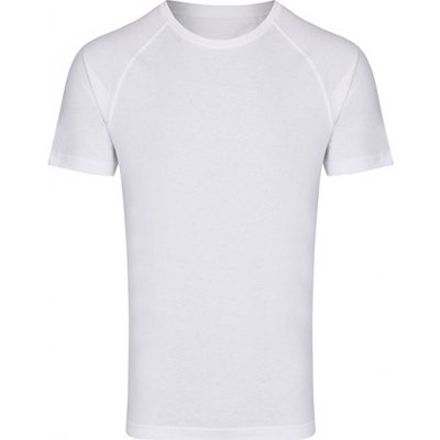 Miners mate Zúžené baseballové tričko Miners Mater s krátkým kontrastním rukávem bílá bílá