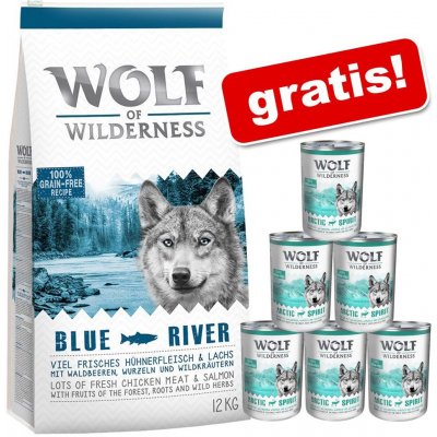Wolf of Wilderness Adult "Green Fields" jehněčí 12 kg