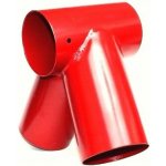 Spojovací díl, rohový spoj pro hranol 90 x 90mm, pravoúhlý červený – Zboží Dáma