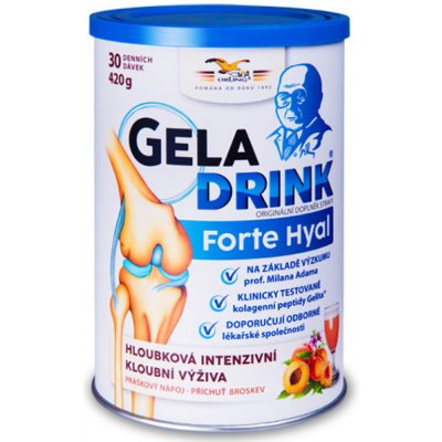 Orling Geladrink Forte Hyal nápoj Broskev 420 g
