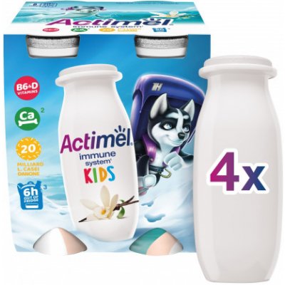 Danone Actimel Kids vanilka 4 x 100 g – Zboží Mobilmania