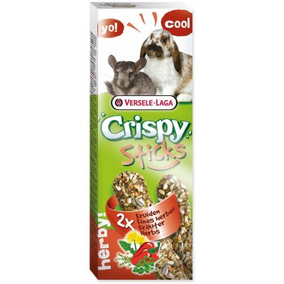 Versele-Laga Crispy Sticks Herbs králík a Činčila 110 g