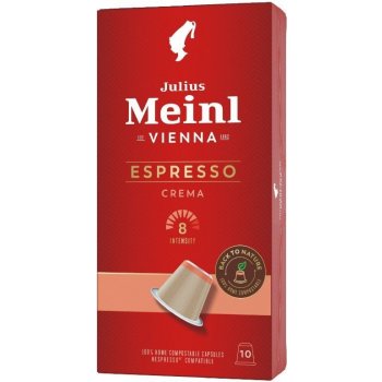 Julius Meinl Kompostovatelné kávové kapsle INSPRESSO Espresso Crema do Nespresso 10 ks