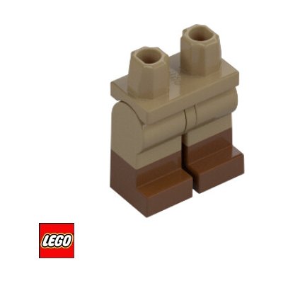 LEGO® 970C00 Nohy Dvoubarevné, Lovkyně Tmavě-Béžové - Světle-Hnědé – Hledejceny.cz