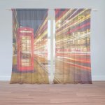 Sablio Záclony Noční Londýn: 2ks 150x250cm – Hledejceny.cz