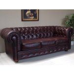 AV interiery Kožená sedačka Chesterfield Windsor trojsed kůže K-229 – Zbozi.Blesk.cz