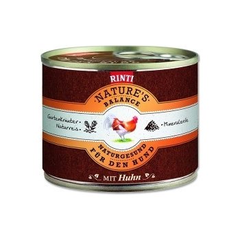 Finnern Rinti Nature‘s Balance kuře & hnědá rýže & vejce 185 g