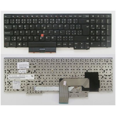 česká klávesnice IBM Lenovo ThinkPad Edge E530 E535 E545 černá CZ s touchpoint – Zboží Mobilmania