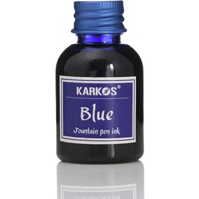 Karkos Inkoust do plnicího pera modrý 30ml – Zboží Dáma
