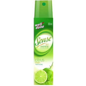 Well done Sense osvěžovač spray citrus 300 ml