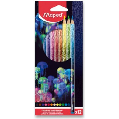 Maped Pastelky Deepsea Paradise 12ks 161300 – Zboží Dáma