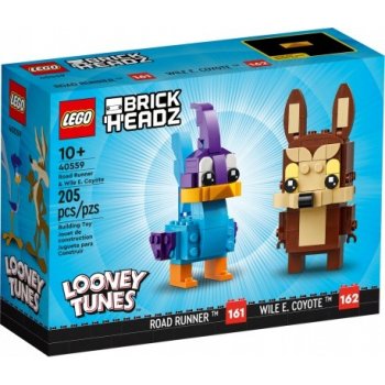 LEGO® BrickHeadz 40559 Road Runner a Wile E. Coyote