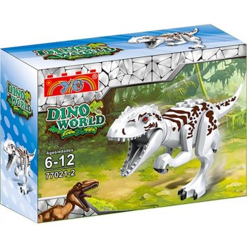DINO WORLD Jurský park Tyrannosaurus Rex bílý kompatibilní