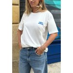 Tajinebanane kojící tričko La p'allaite Bílé Modré logo – Zboží Dáma