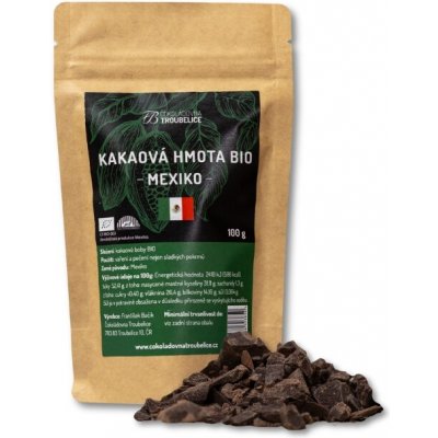 Čokoládovna Troubelice Kakaová hmota Bio Mexiko 1 kg – Zboží Dáma