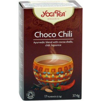 Yogi Tea BIO Čaj Choco Chili 17 x 2,4 g