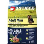 Ontario Adult Mini Lamb & Rice 6,5 kg – Hledejceny.cz