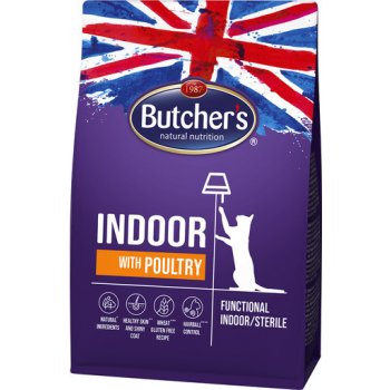 Butcher's Cat Pro Series Indoor s drůbežím 0,8 kg