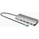 i-tec USB-C Metal Nano 3x Display Dock, 2x HDMI 1x USB-C video + Power Delivery 140W C31NANOTRIPLEDOCKPD – Zboží Mobilmania
