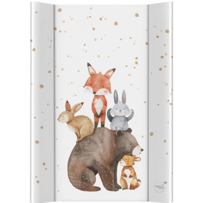 Ceba Baby podložka 2-hranná s pevnou deskou 50x70cm Ultralight Forest Friends – Zboží Dáma