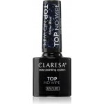 Claresa UV/LED Top Glitter No Wipe gelový vrchní lak na nehty třpytivý odstín Glitter Blue 5 g – Sleviste.cz