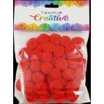 Tempus Kuličky pom poms červené 20 mm 50 ks – Zboží Mobilmania