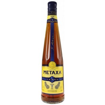 Metaxa 5* 38% 0,7 l (holá láhev)