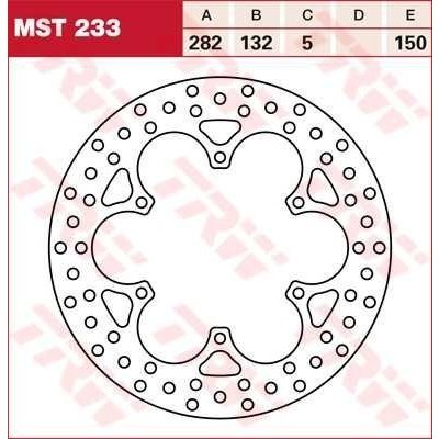 TRW MST233 brzdový kotouč, přední YAMAHA XV 750 VIRAGO rok 94-97 – Hledejceny.cz