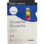Daler Rowney SIMPLY sada kvašových barev 6 x 12 ml – Hledejceny.cz