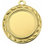 Medaile s emblémem průměr 40 mm s listy vavřínu Zlatá – Zboží Dáma