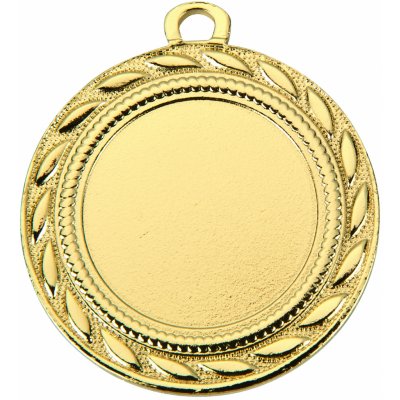 Medaile s emblémem průměr 40 mm s listy vavřínu Zlatá – Zboží Dáma