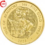 The Royal Mint zlatá mince Yale of Beaufort The Royal Tudor Beasts 2023 1 oz – Zboží Mobilmania