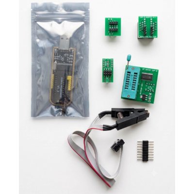 Monkey Electronic Kit Kompletní sada CH341A USB programátoru pro SPI Flash / EEPROM BIOS – Zboží Živě