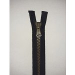 Zip kostěný, černá+bronz, RŮZNÉ DÉLKY 25 cm – Hledejceny.cz