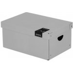 Karton P+P Krabice lamino velká Pastelini šedá 35,5 x 24 x 16 cm 7-00821 – Sleviste.cz