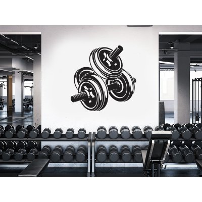 Nalepte.cz samolepka na zeď Činky, rozměry 120 x 122 cm – Zboží Dáma