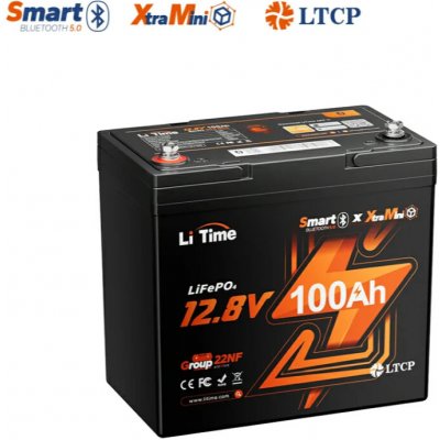 LiTime LiFePO4 baterie 12v 100Ah SAMOOHŘEV – Zboží Živě