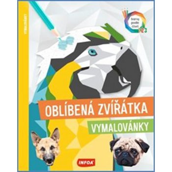 Oblíbená zvířátka Vymalovánky