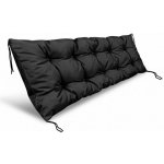 Mybesthome prošívané sezení na lavici WILSON color 01 černá 120x40 cm – Zboží Dáma
