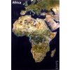 Nástěnné mapy Afrika - satelitní - nástěnná mapa Stiefel 100x140 cm