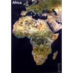 Afrika - satelitní - nástěnná mapa Stiefel 100x140 cm – Hledejceny.cz