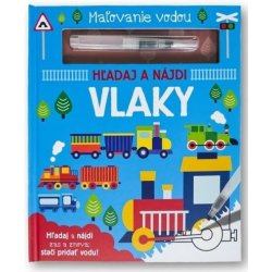 Maľovanie vodou Vlaky