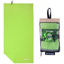 Spokey SIROCCO M Rychleschnoucí ručník 40 x 80 cm zelený s odnímatelnou sponou K839556