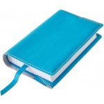 Kožený obal na knihu modrý – Zboží Dáma