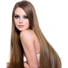 BELLA HAIR 8 světle hnědá classic clip-in 55cm
