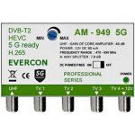 Evercon HEVC anténní zesilovač pro 4 TV AM-949 5G – Zboží Mobilmania